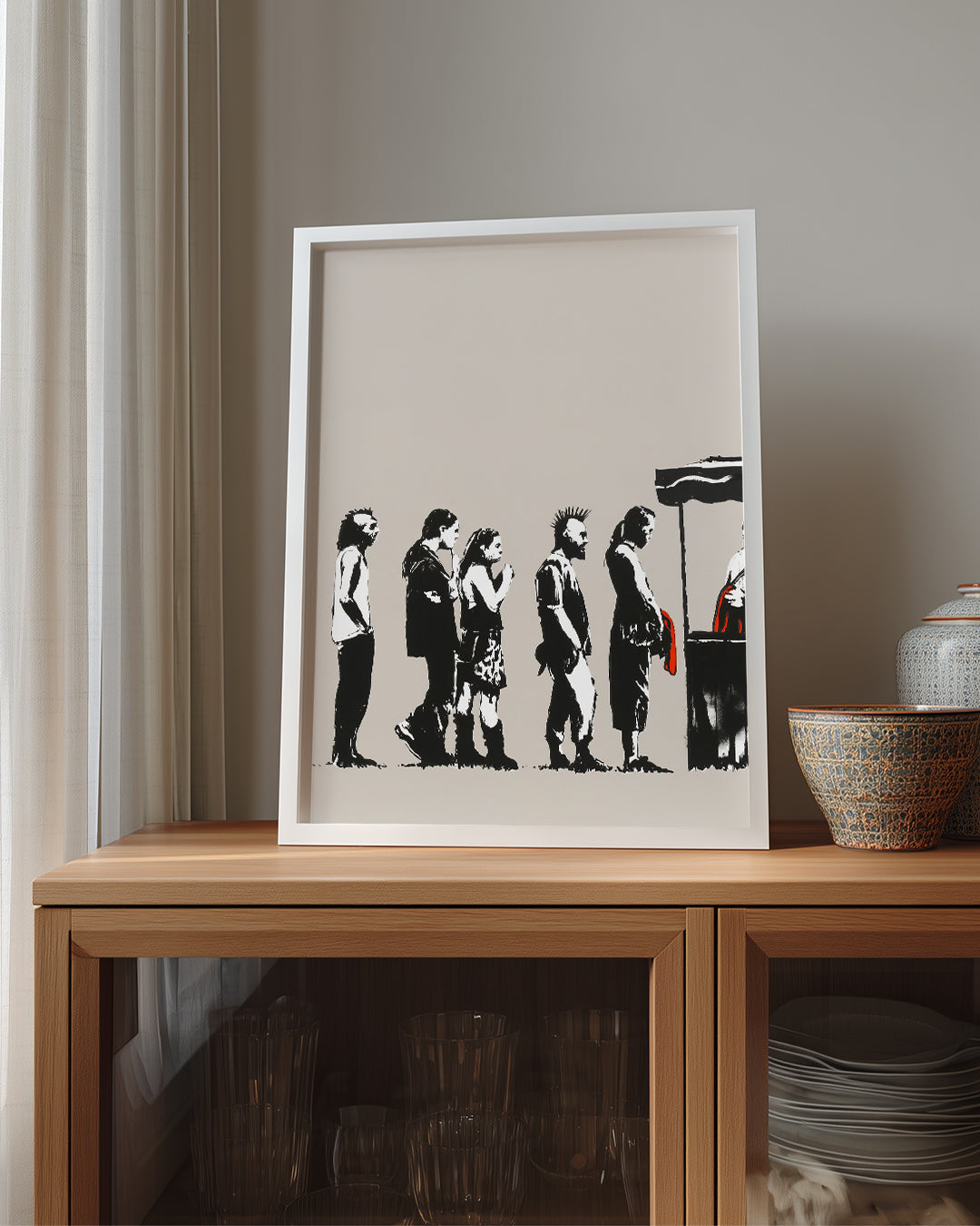 Banksy Stall Poster Tablosu