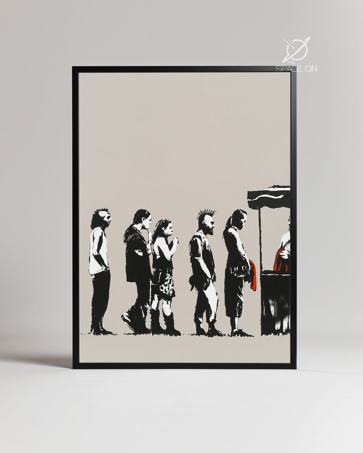 Banksy Stall Poster Tablosu