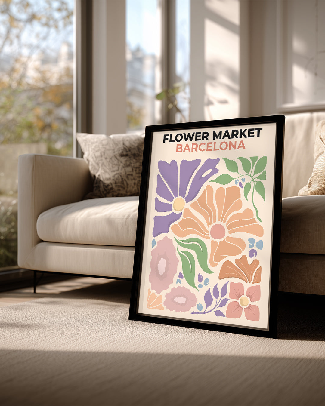Barca Flora Poster Tablosu