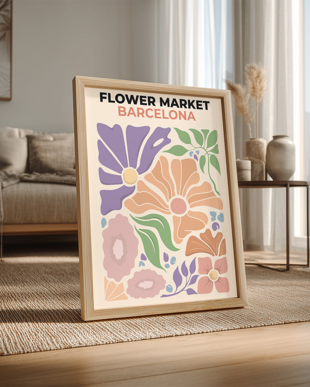 Barca Flora Poster Tablosu