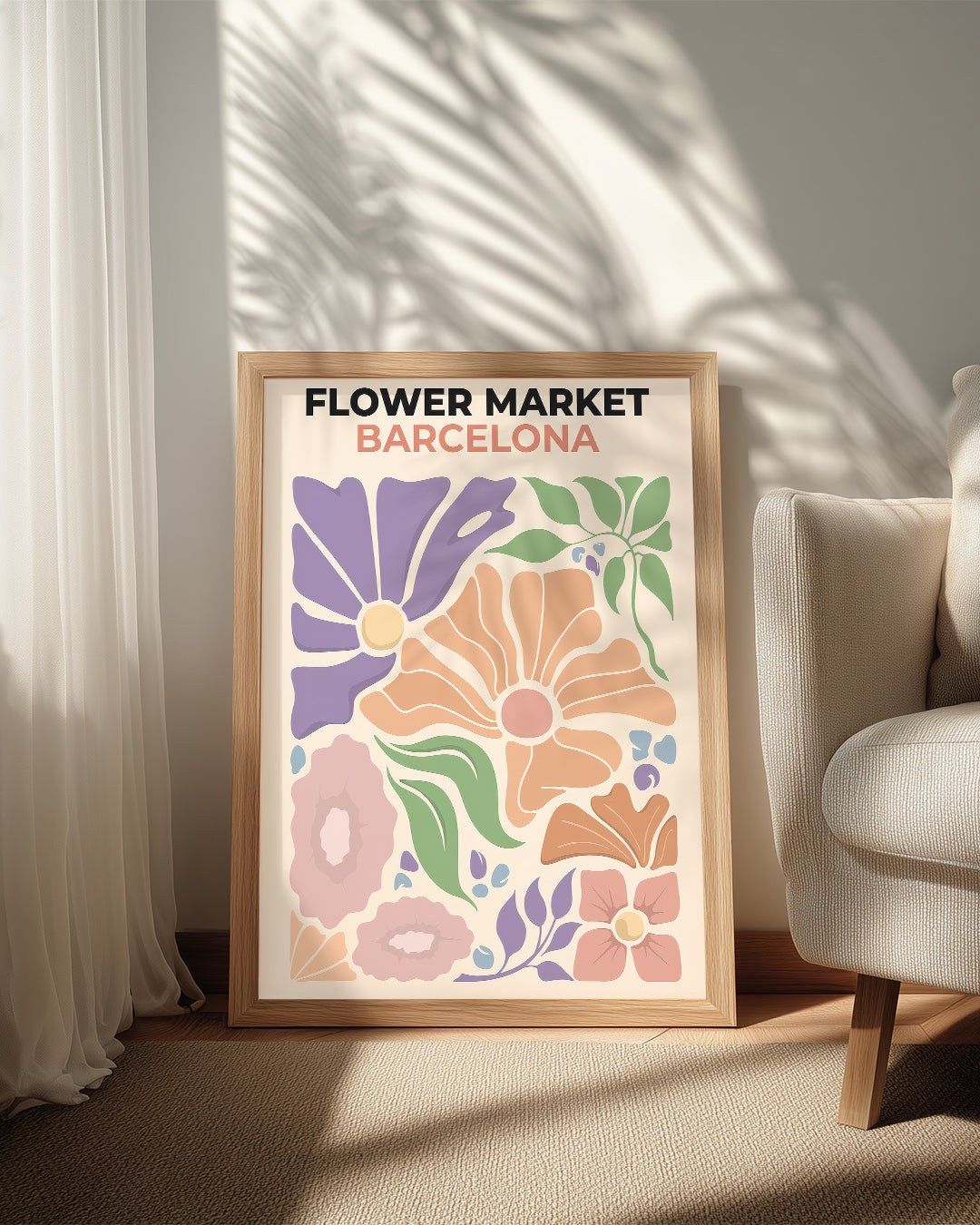 Barca Flora Poster Tablosu