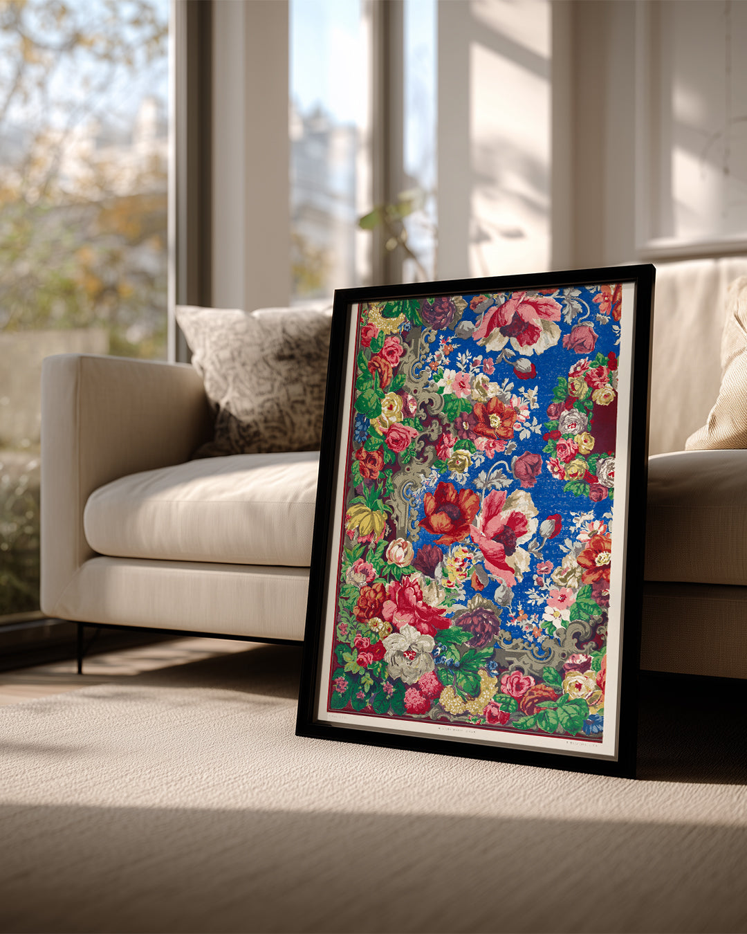 Baroque Bloom Poster Tablosu