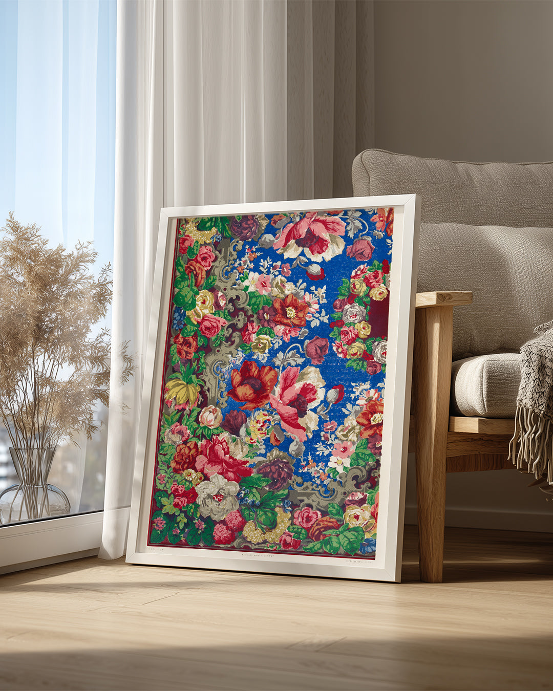 Baroque Bloom Poster Tablosu