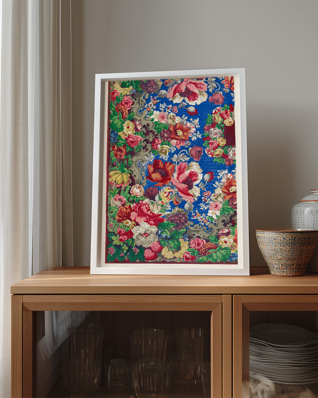 Baroque Bloom Poster Tablosu