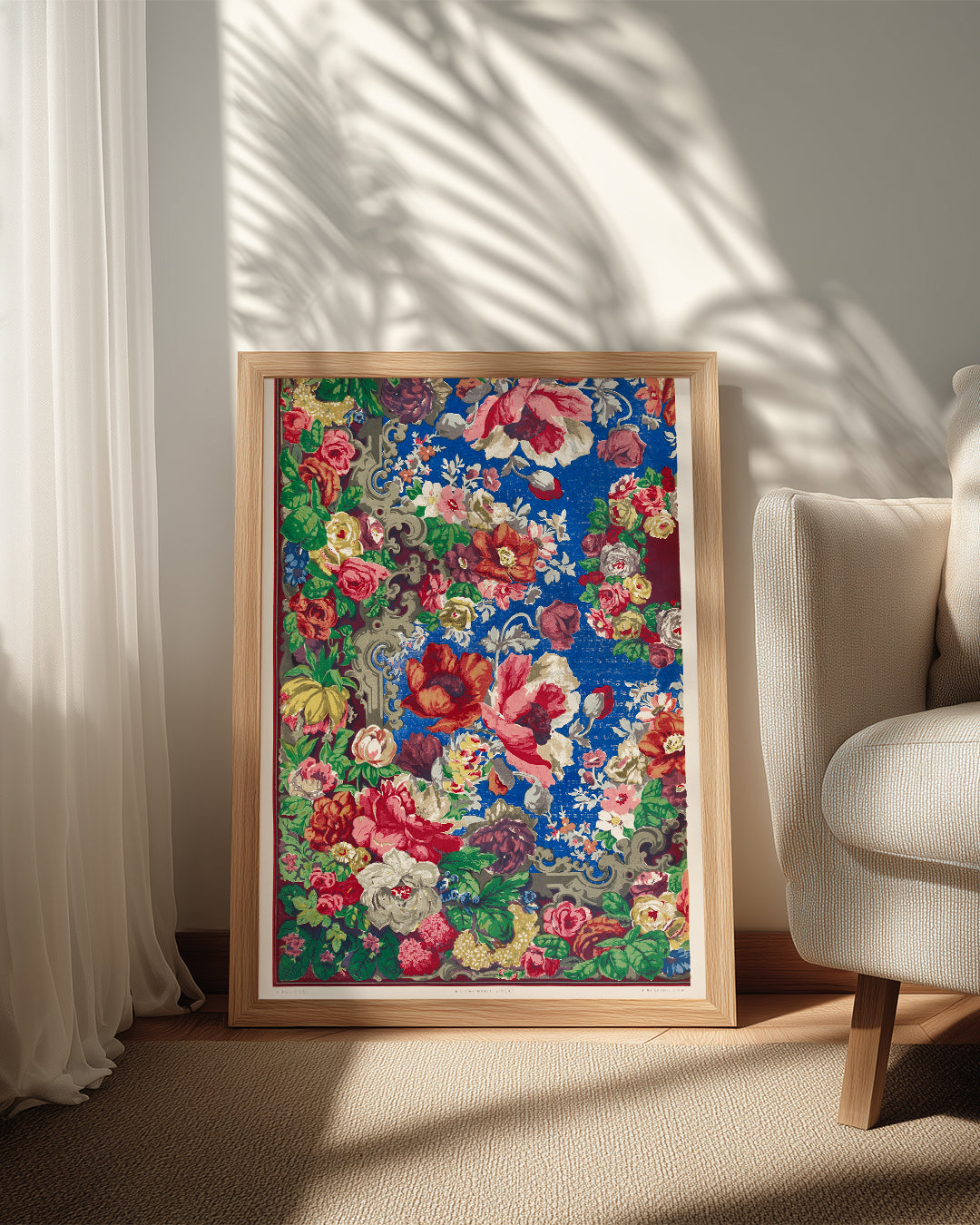 Baroque Bloom Poster Tablosu