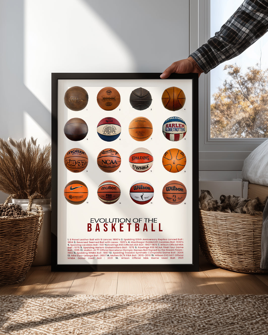 Basketbol Evrimi Poster Tablosu