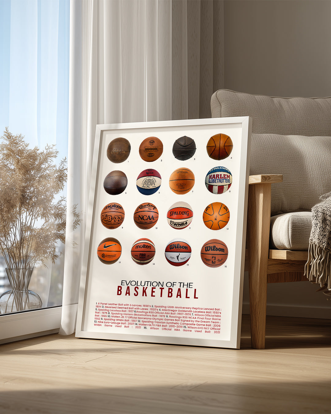 Basketbol Evrimi Poster Tablosu