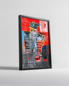 Basquiat Red Poster Tablosu