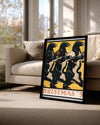 Bear Christmas Poster Tablosu
