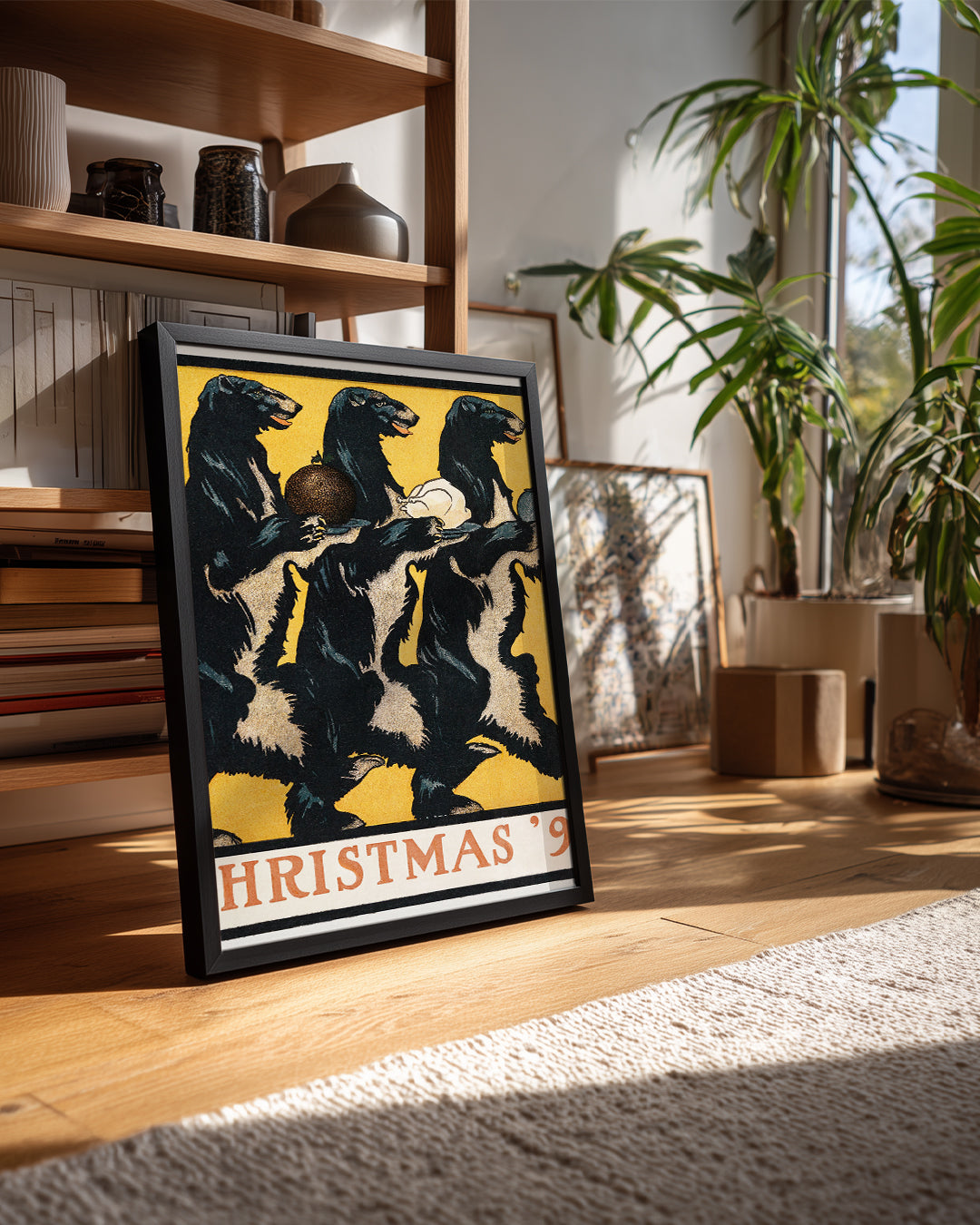 Bear Christmas Poster Tablosu