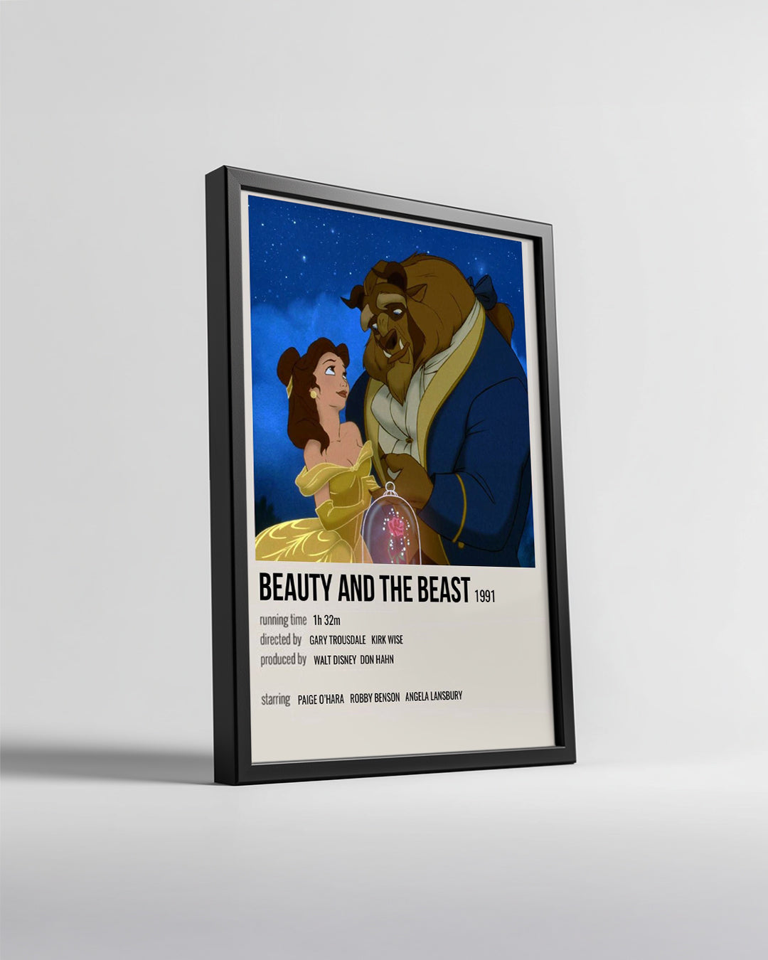 Beauty And The Beast Poster Tablosu