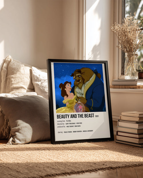 Beauty And The Beast Poster Tablosu