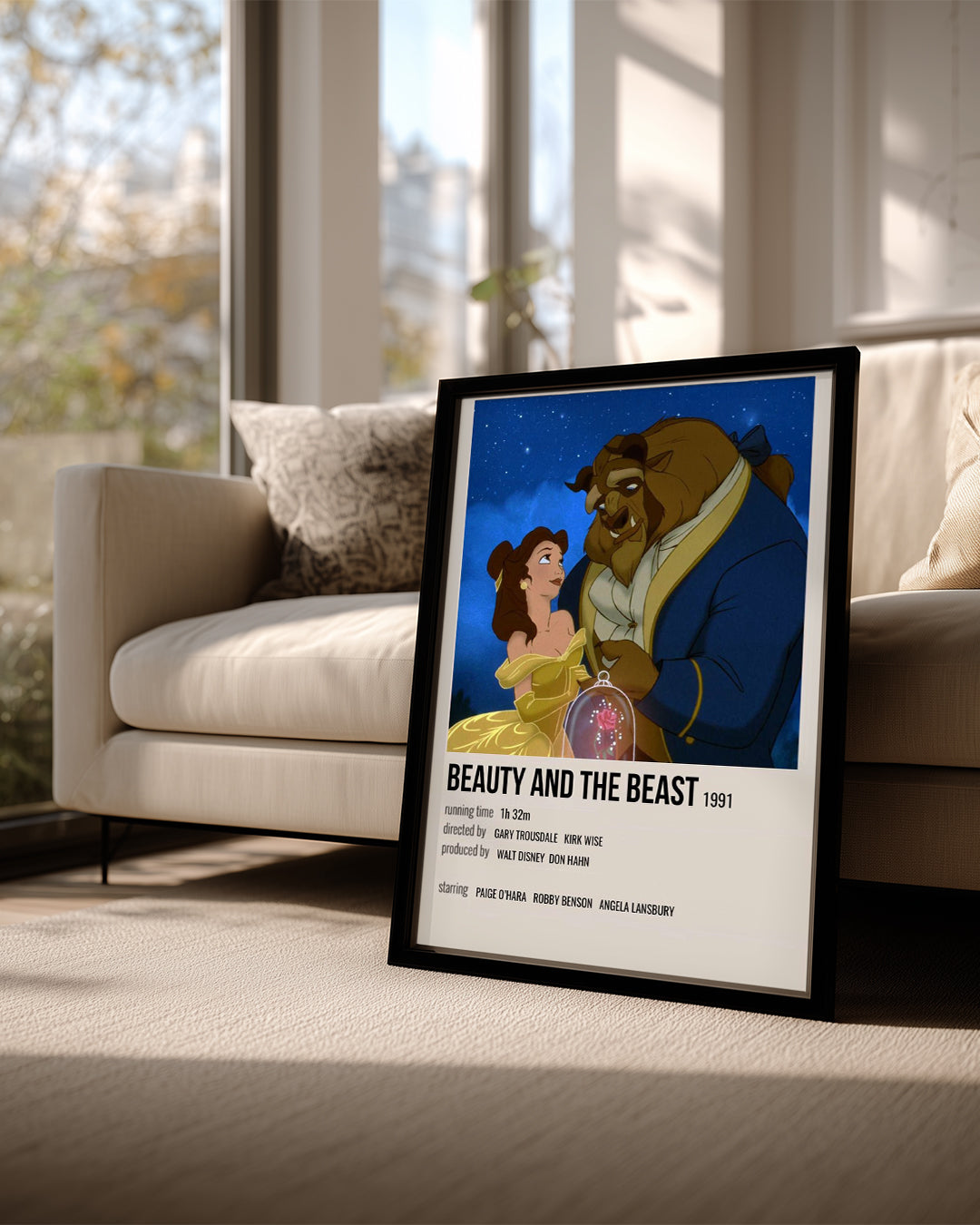 Beauty And The Beast Poster Tablosu