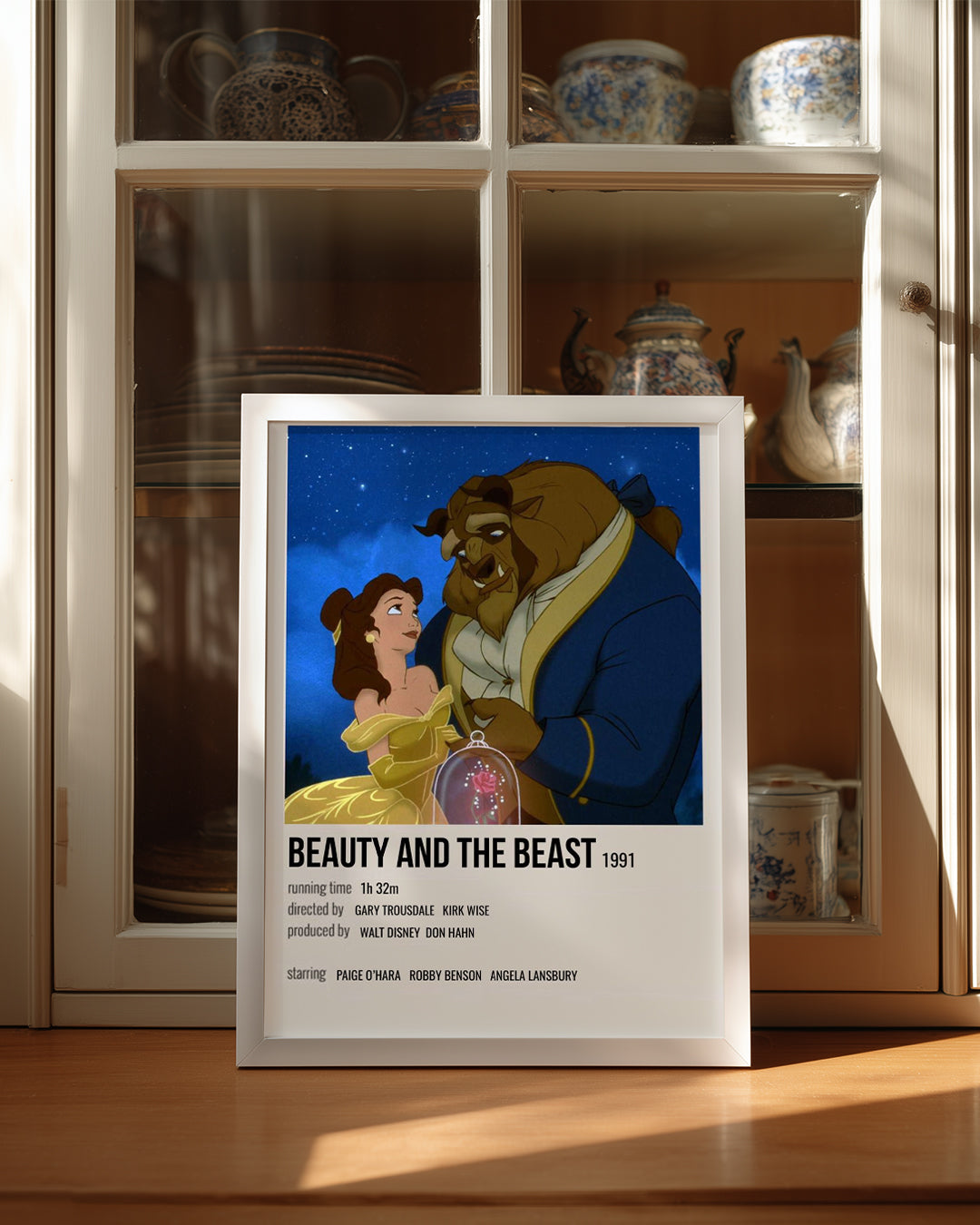 Beauty And The Beast Poster Tablosu