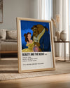 Beauty And The Beast Poster Tablosu