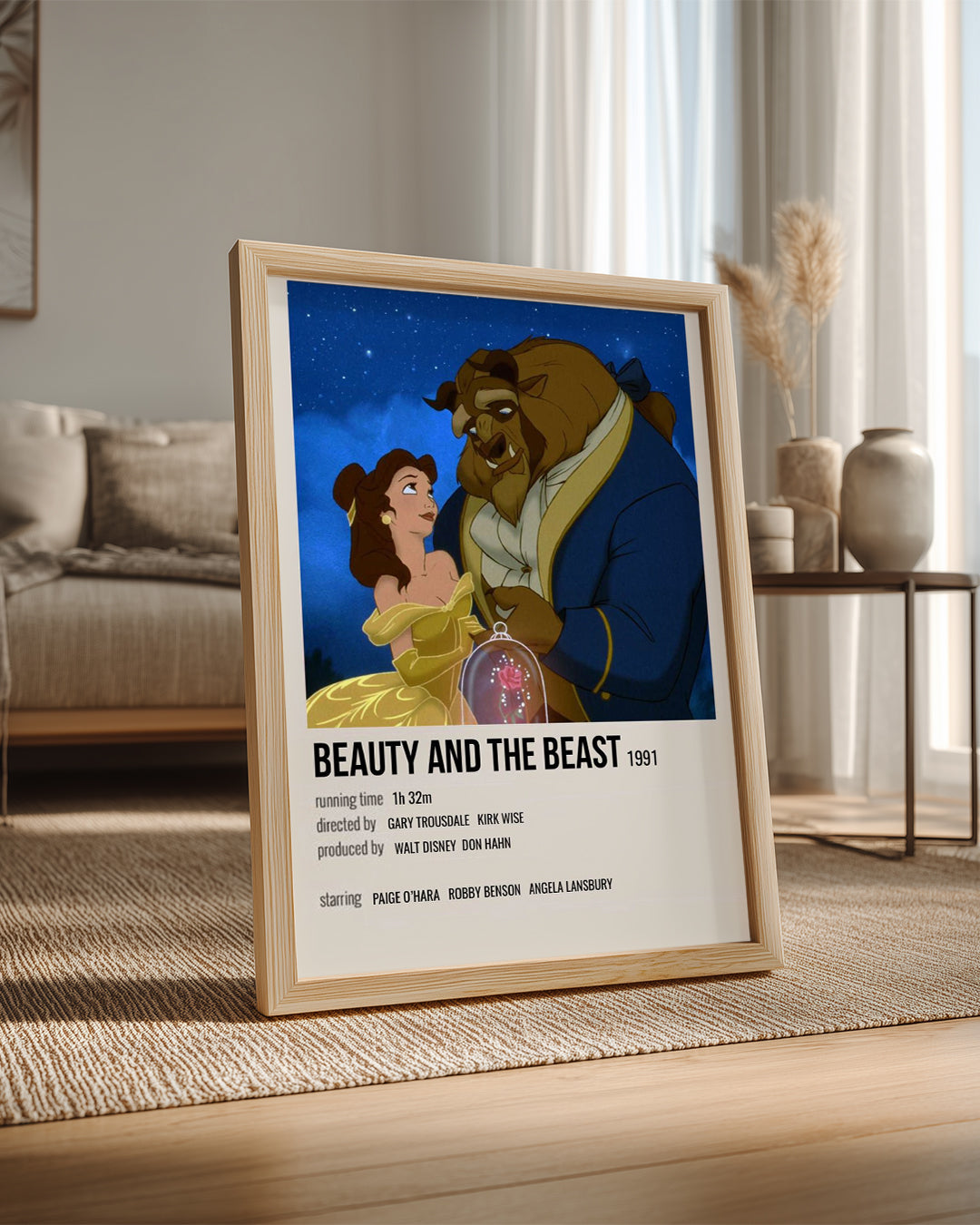 Beauty And The Beast Poster Tablosu
