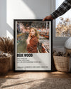 Bebe Wood Poster Tablosu