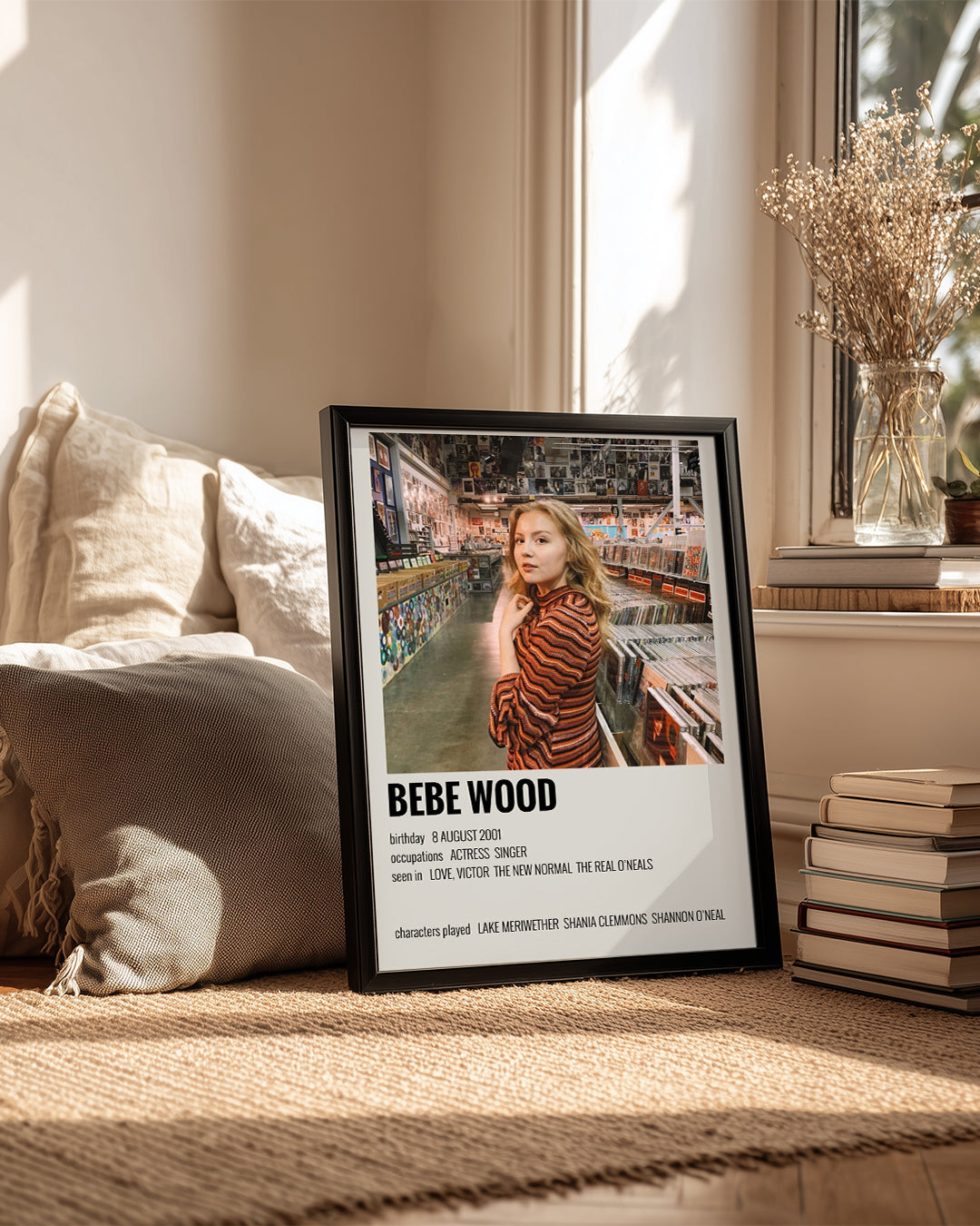 Bebe Wood Poster Tablosu
