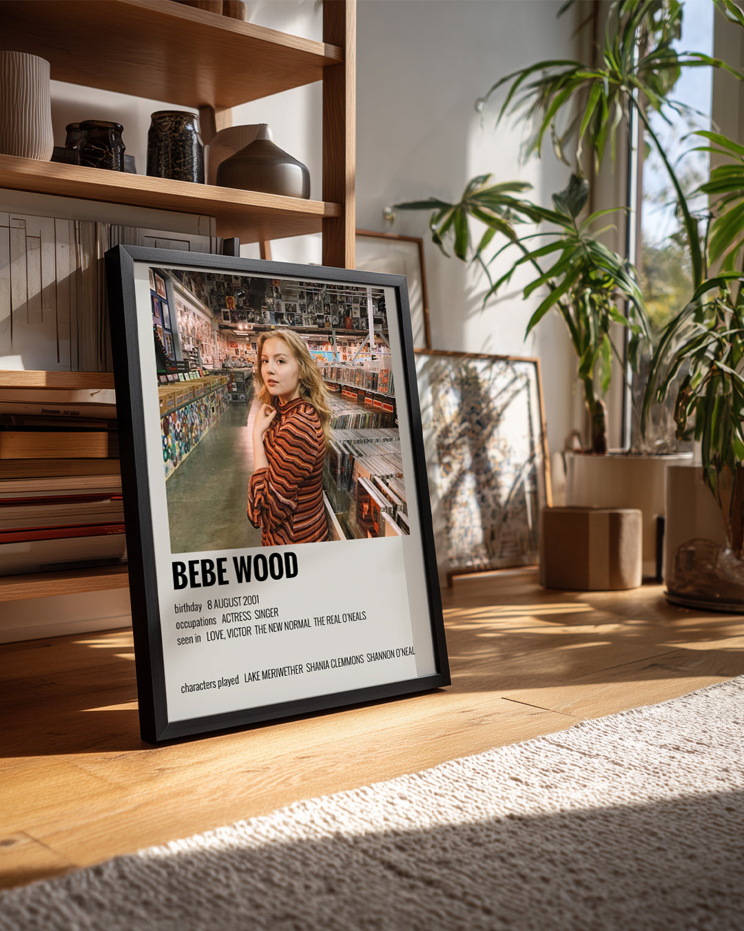 Bebe Wood Poster Tablosu
