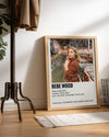 Bebe Wood Poster Tablosu