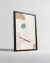 Beige Abstract Poster Tablosu