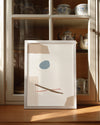 Beige Abstract Poster Tablosu