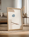 Beige Abstract Poster Tablosu