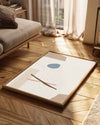 Beige Abstract Poster Tablosu