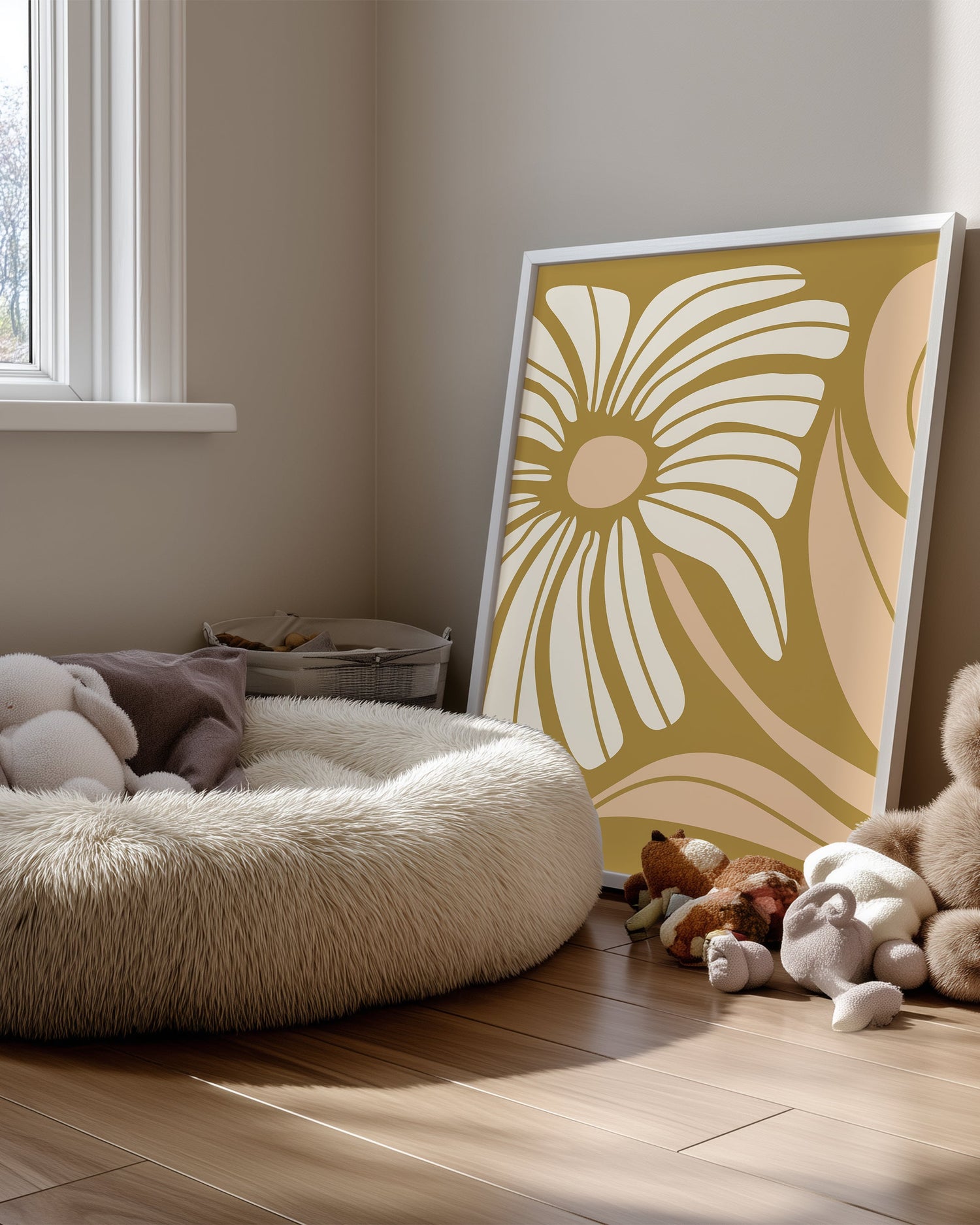 Beige Moutarde Poster Tablosu