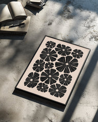 Beige Rings Poster Tablosu