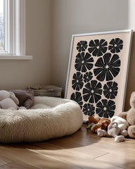 Beige Rings Poster Tablosu