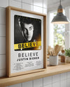 Believe - Justin Bieber Poster Tablosu