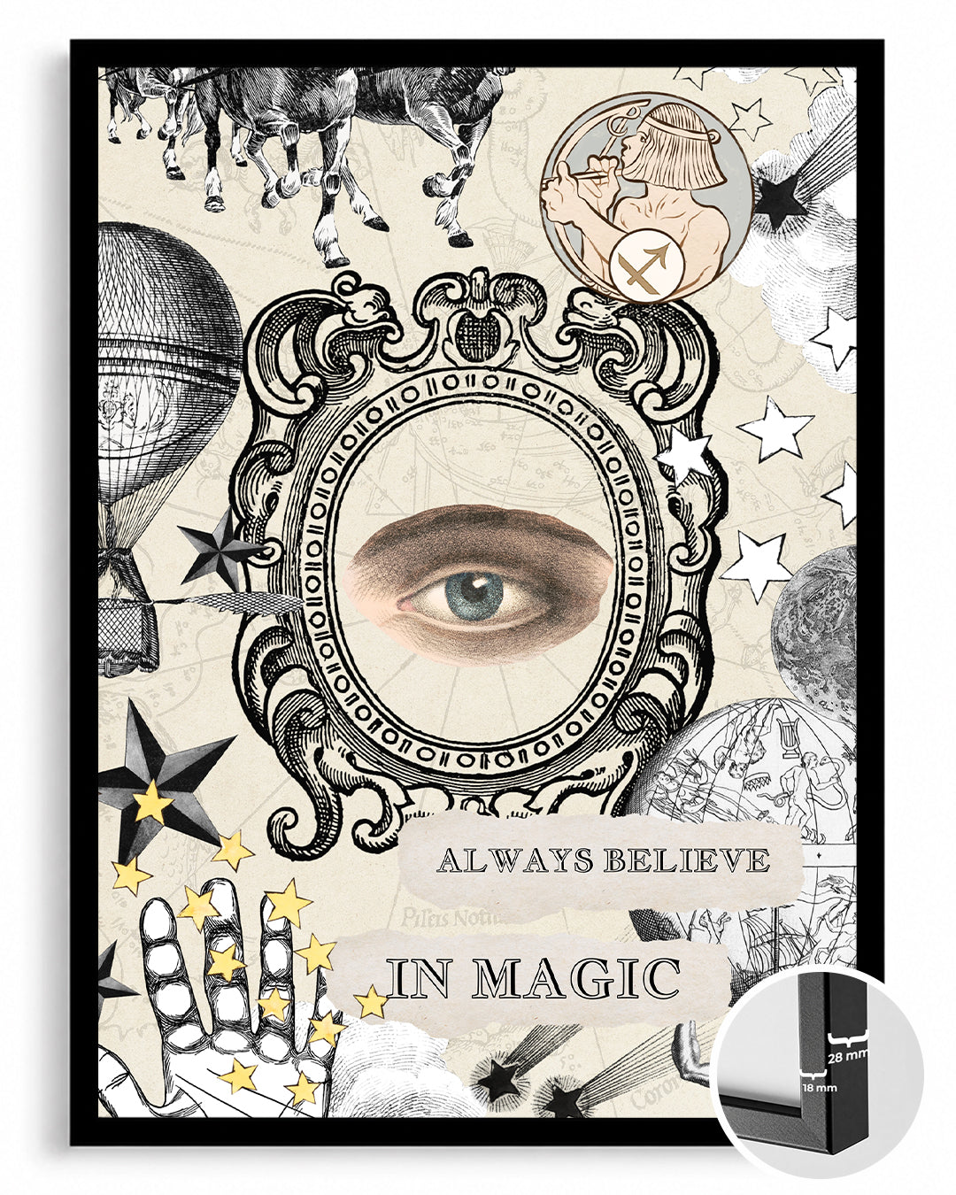 Believe Magic Poster Tablosu