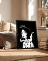 Ben Herkes İçin Değilim - Siyah Beyaz Çizim Poster Tablosu