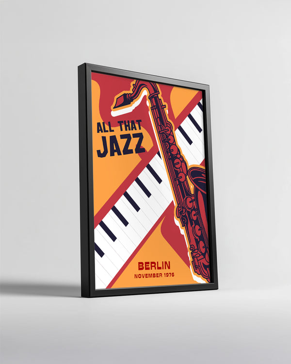 Berlin Jazz Poster Tablosu