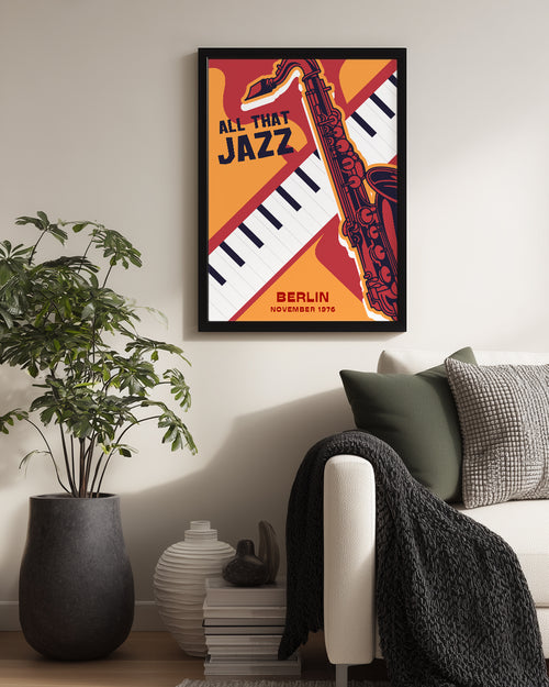 Berlin Jazz Poster Tablosu