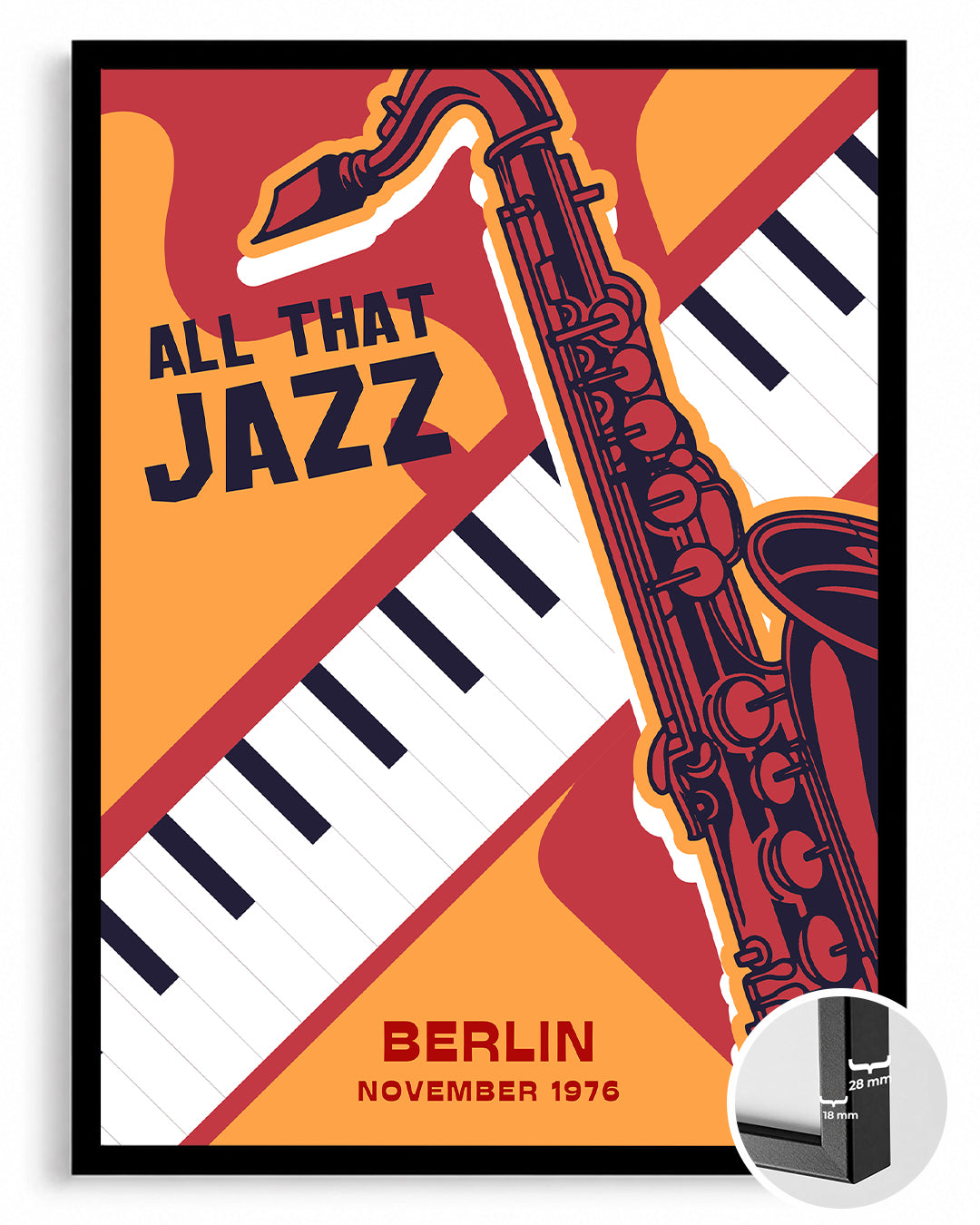 Berlin Jazz Poster Tablosu