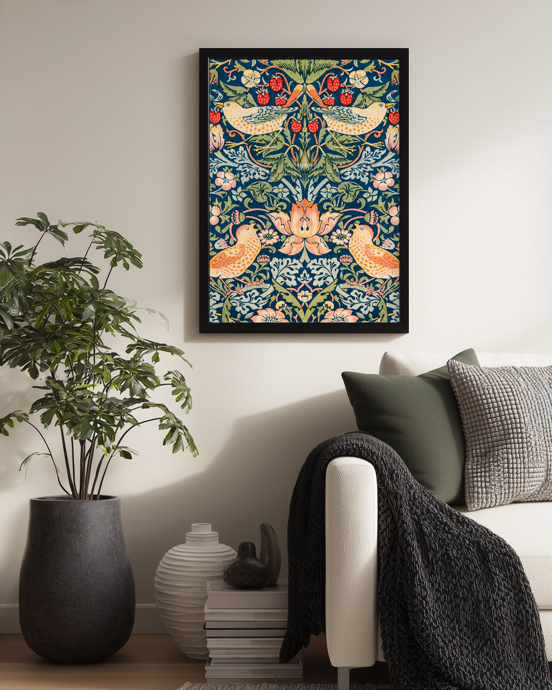 Berry Thief Poster Tablosu