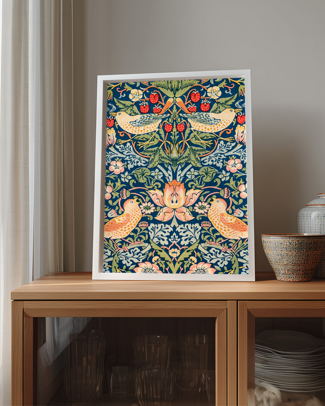 Berry Thief Poster Tablosu