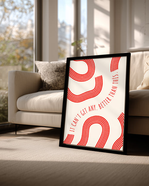 Better Red Poster Tablosu