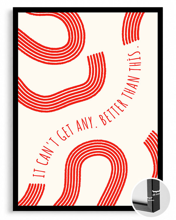 Better Red Poster Tablosu