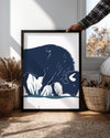 Bizon - Kaba Tüy Deseni Poster Tablosu