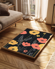 Black Bloom Poster Tablosu