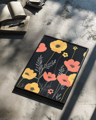 Black Bloom Poster Tablosu