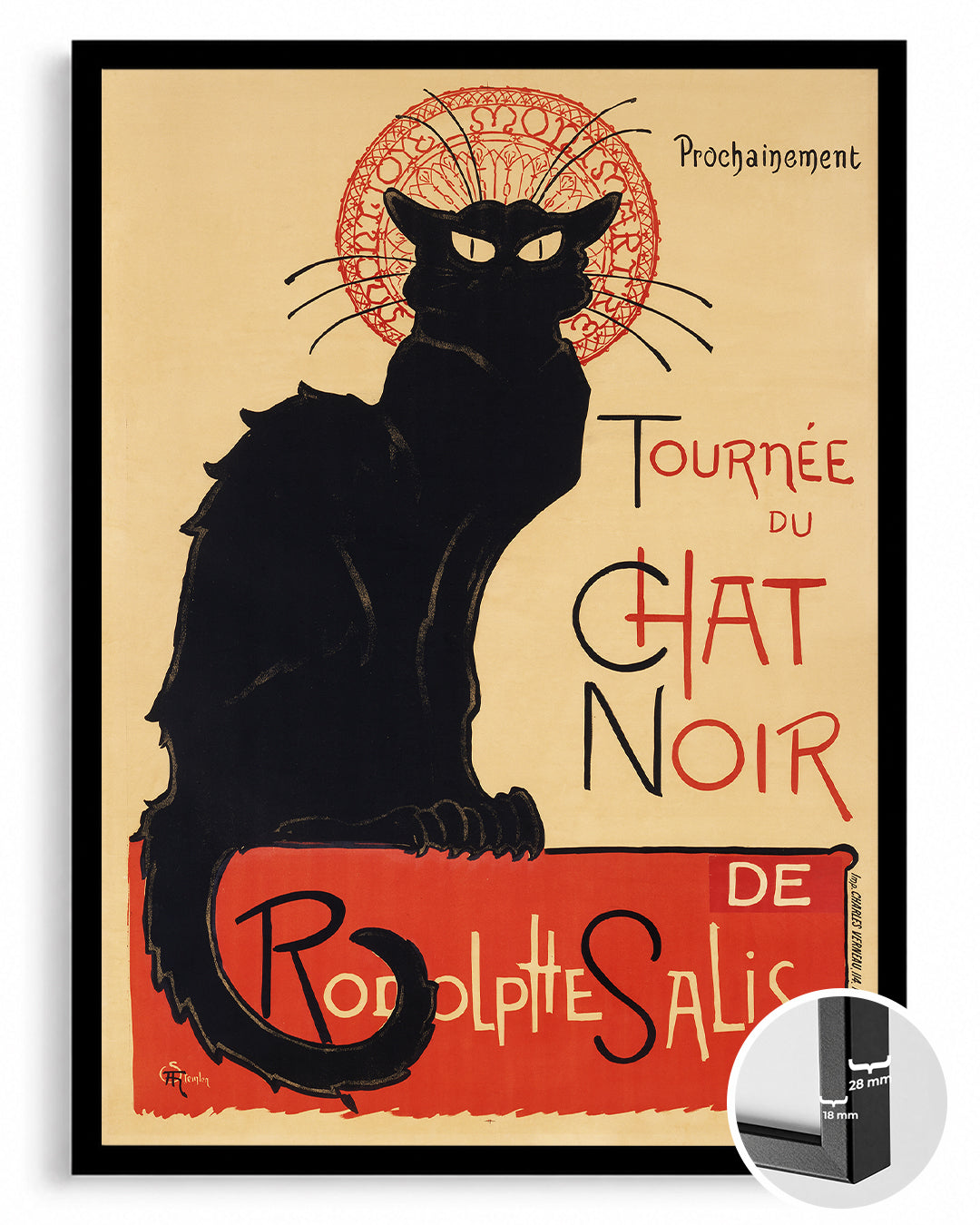 Black Cat Poster Tablosu