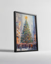Black Cat Winter Poster Tablosu