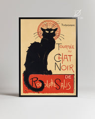 Black Cat Poster Tablosu