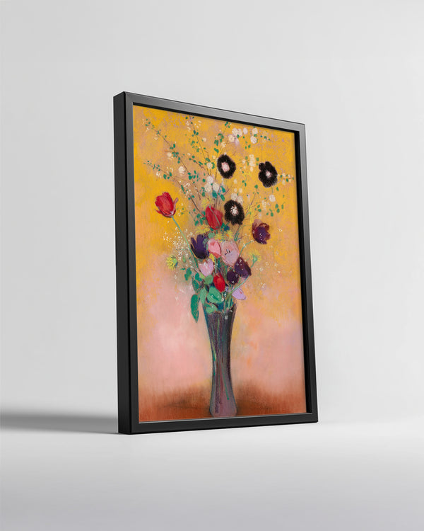 Black Flowers Poster Tablosu