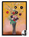 Black Flowers Poster Tablosu
