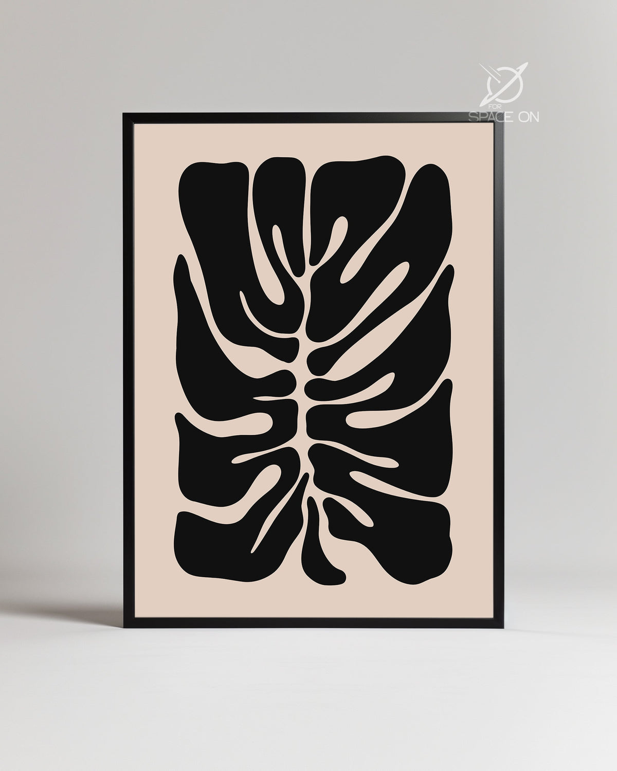 Black Monstera Poster Tablosu